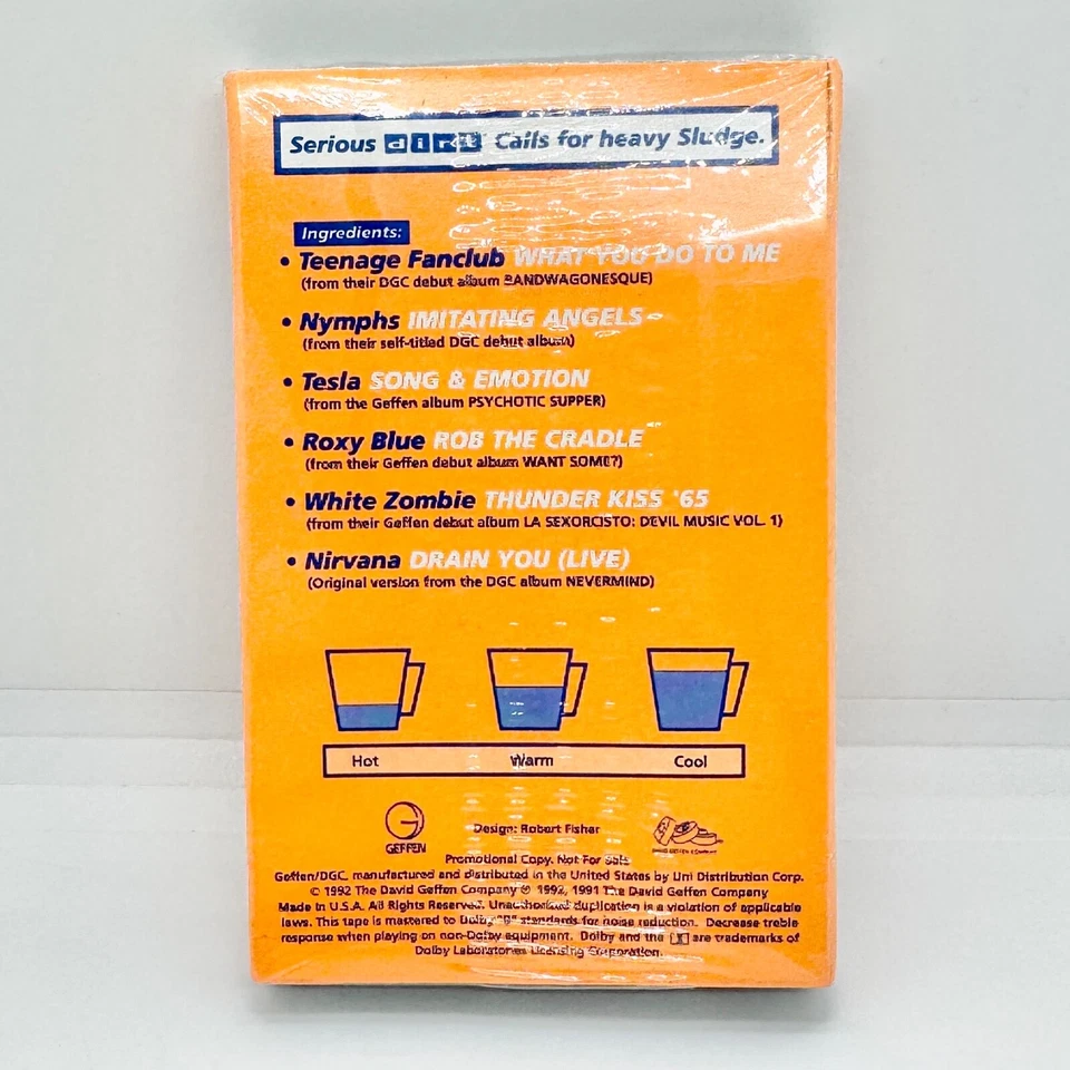 SLUDGE - Nirvana White Zombie Nymphs Promo (Cassette, 1992) *SEALED* 90s Grunge - Image 2 of 4