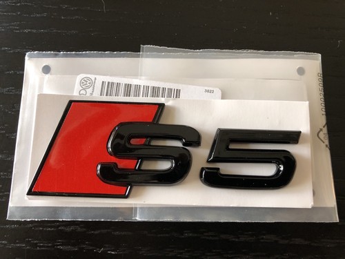 S5 Gloss Black Rear Boot Badge - 第 1/2 張圖片