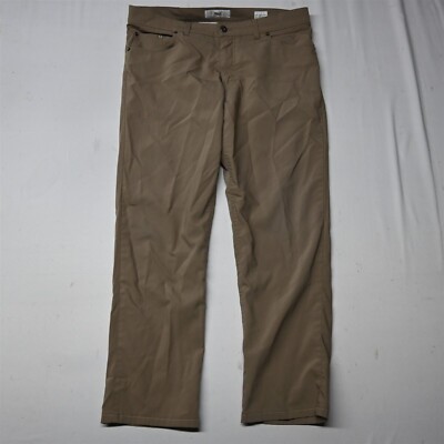 BRAX 36x30 Tan Khaki Cooper Fancy 5 Pocket Mens Dress Pants