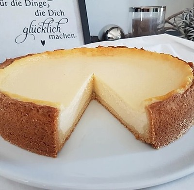Bio Käsekuchen mit oder ohne Früchte   