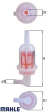 MAHLE KL33 Kraftstofffilter Kraftstoffilter 