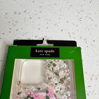 Kate Spade for iPhone 15 Pro Max Case MagSafe Floral Pink White