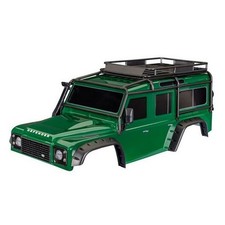 Traxxas 8050-GRN Karosserie TRX-4 LR Defender gr&uuml;n mit Anbauteile