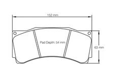 Pagid U-1539 Racing Pads - RST-3 Compound