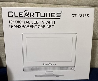 Clear Tunes 13'' Digital LED Prison TV Model #CT-1315S New (No Remote )