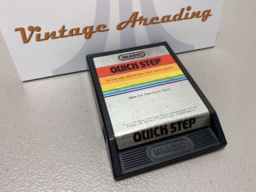 Quick Step (Atari 2600) Game Cartridge, NTSC