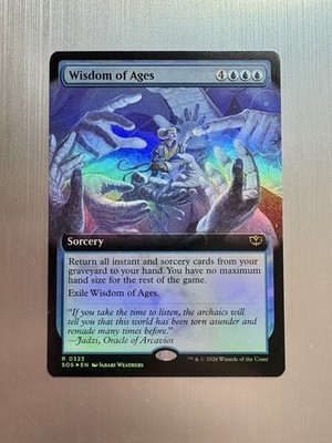 Wisdom Of Ages - 323 - MTG: Secrets of Strixhaven - Extended Art - FOIL