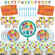 CoComelon Birthday Party Supplies Set for 24 Guests