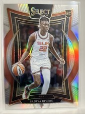 2025 WNBA Select Saniya Rivers Silver Prizm #52 RC Connecticut Sun