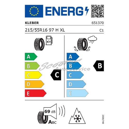 1x 215/55 R 16 97H Allwetter-Reifen Kleber Quadraxer 3 3PMSF XL | 65101 - Bild 2 von 4