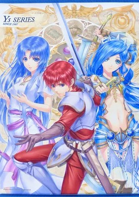 Ys Serie Japan Falcom 40th Anniversary B2 Tapestry Can Badge
