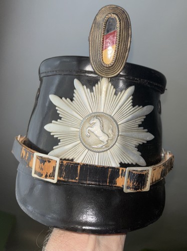 Post WW2 German Police Helmet Hat shako