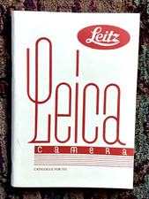 Leitz, Leica Camera Catalog for 1931, Hove Camera Company Reprint, 96 Pages, EX 