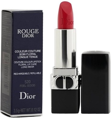 Dior Rouge Dior Lippenstift Farbton Feel Good 520 Brandneu Original UVP39  #Z5