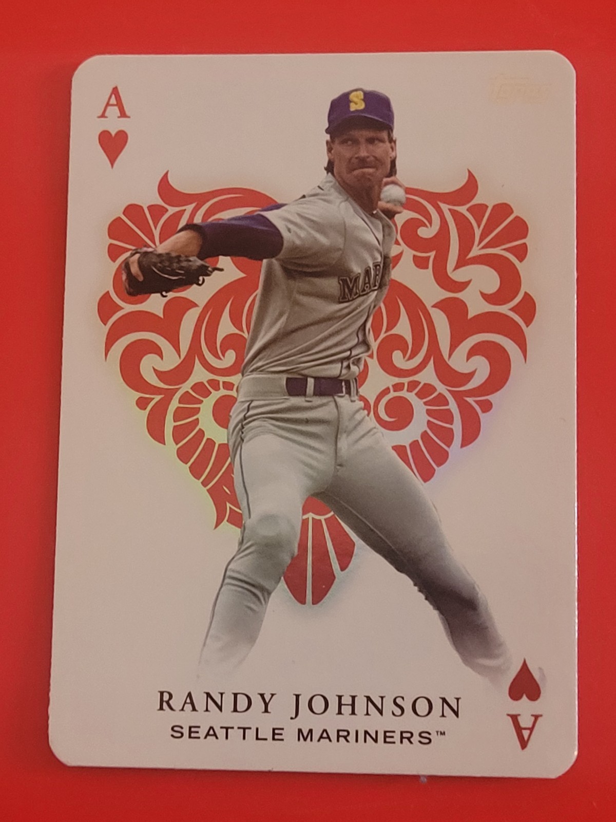 2023 Topps Series 1 All Aces Randy Johnson #AA-4 Blue Back Seattle Mariners