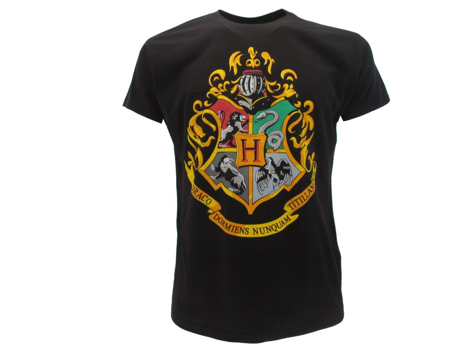 Harry Potter T-Shirt Waffen Hogwarts Logo Schule Offiziel Warner Bros