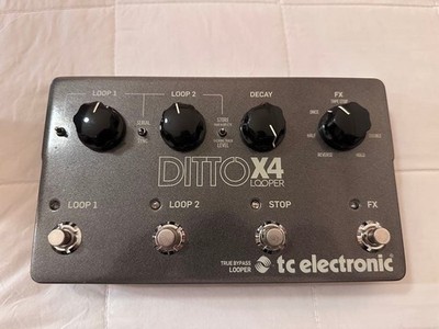 Tc Electronic Ditto X4 Looper Pedal Guitar Effect Vintage Japanese Music Gear