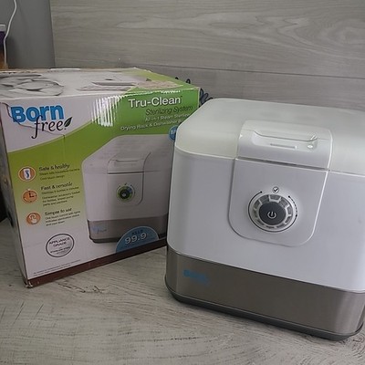 Born Free Tru-Clean Baby Bottle Sterilizer 6 Bottle Capacity EXCELLENT CONDITION