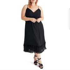 Madewell Plus Shimmer Ruffle Cami Dress Size 22 NWOT