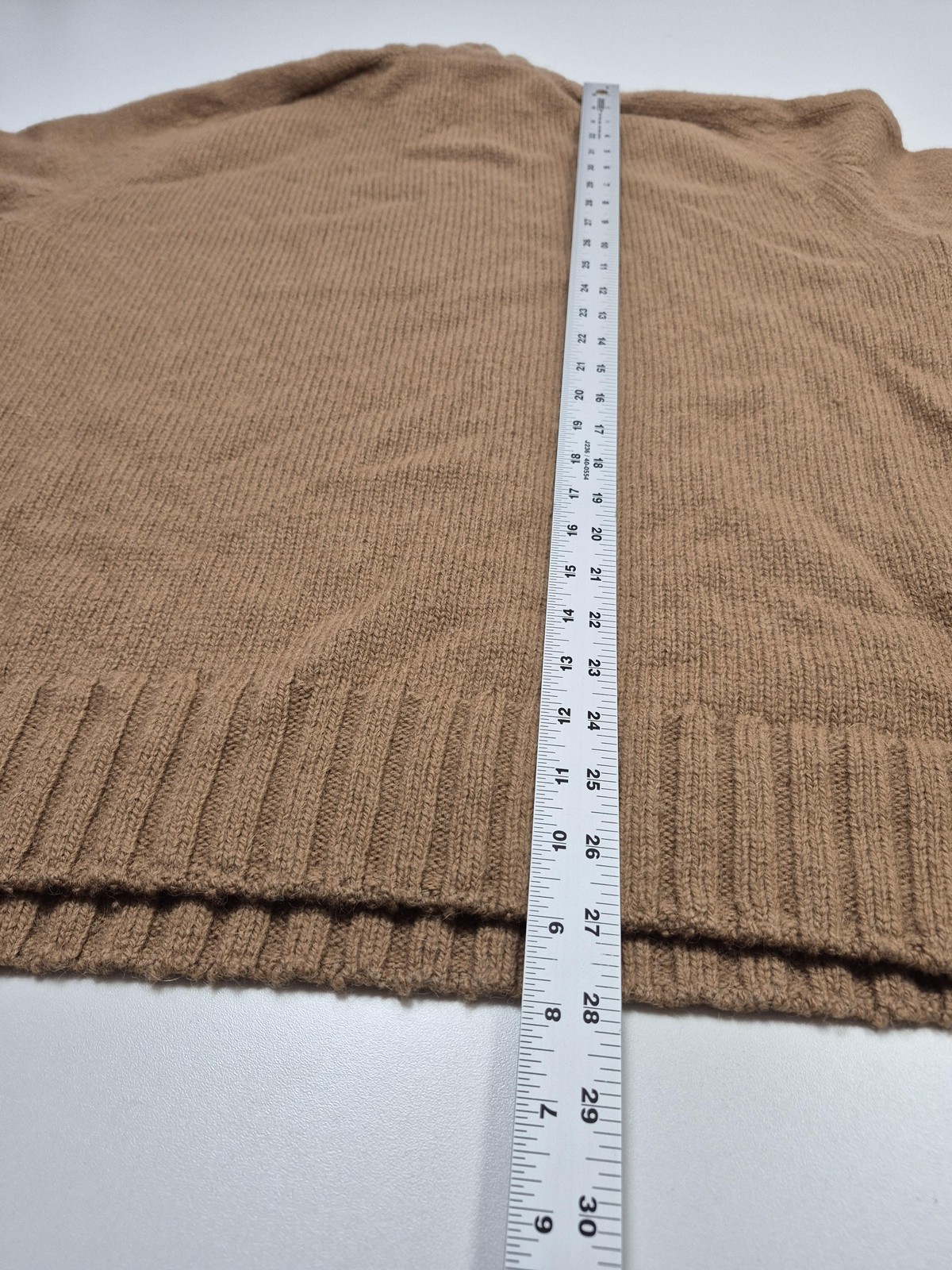 Norse Projects Alpaca Half Zip Sweater Men's XL Brown Mock Neck Pullover image 10