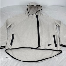 Nike Sweatshirt Wm Medium Tech Fleece Full Zip Cape Hoodie Warm Jacket
