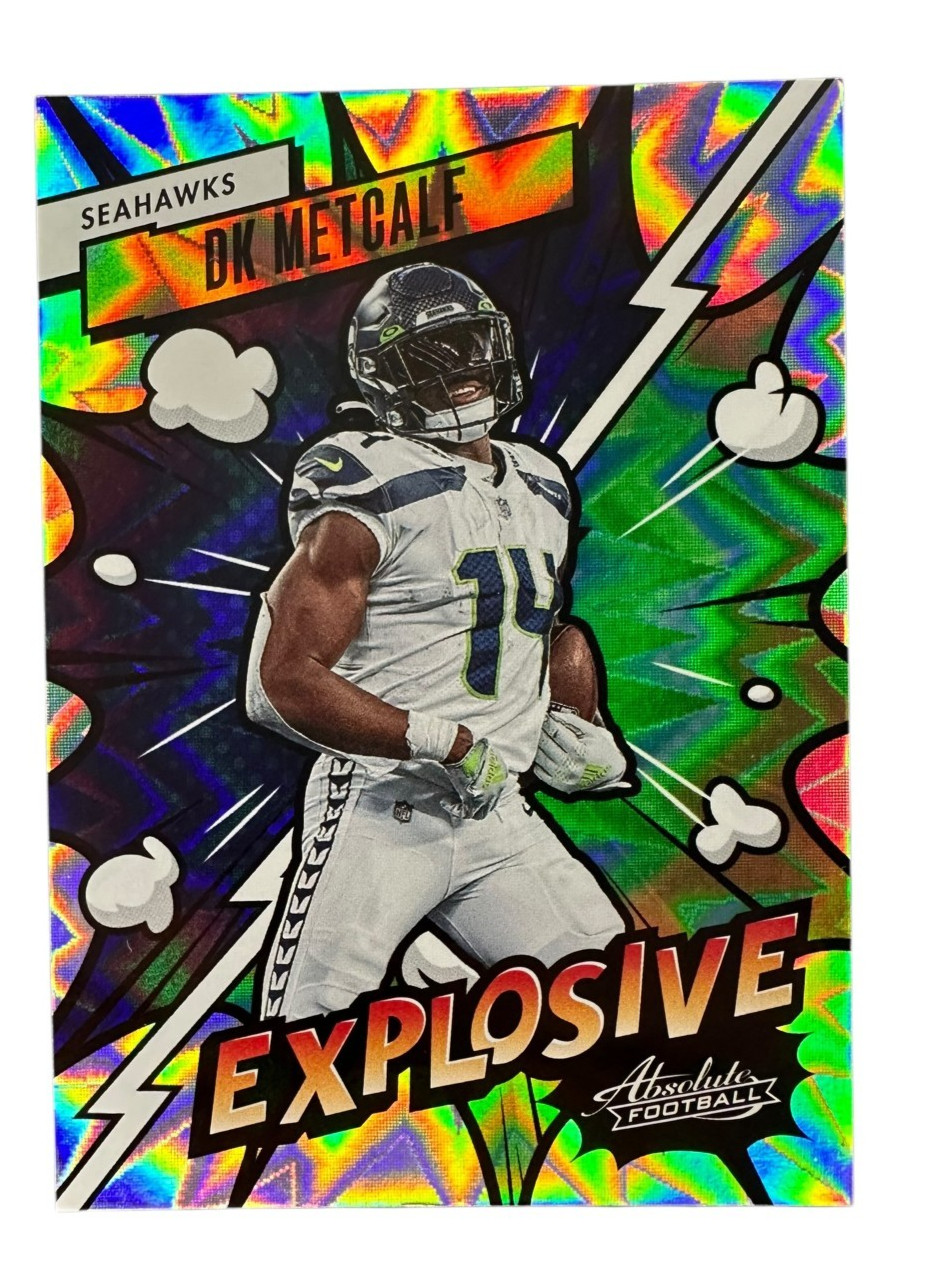 2023 PANINI ABSOLUTE EXPLOSIVE #32 DK METCALF Steelers Case Hit SSP