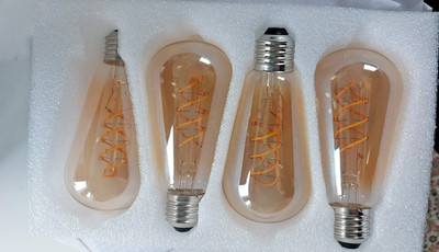 E27 LED Vintage Edison Luck Lampe Filament Glühbirne Nostalgie Retro Bulbs