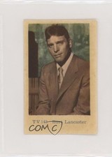 1962 Dutch Gum TV Stars Burt Lancaster #TV143 1md