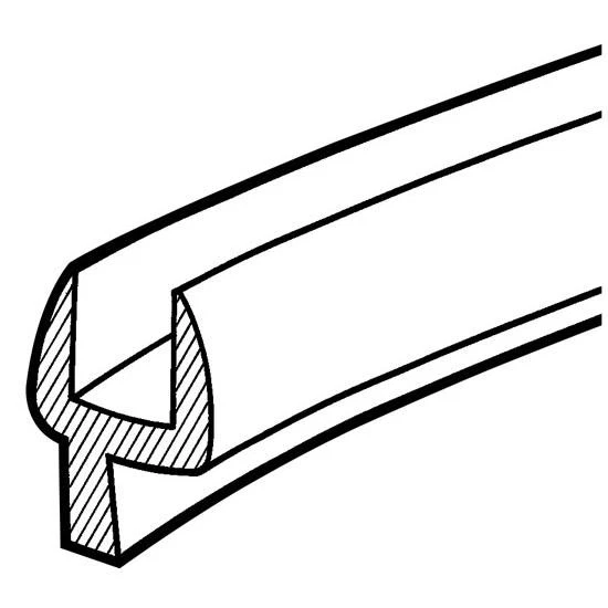 Model T Windshield Rubber, h Style - Image 3 of 4