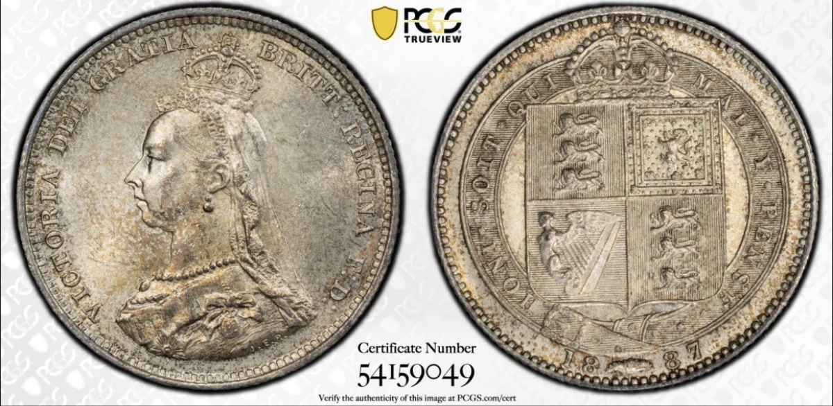 1887 G.BRITAIN floorin 2s ジュビリーヘッド MS63 MS 63 Graded 1887 Year UK Coins for sale | eBay