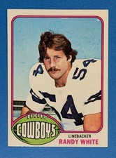 1976 Topps Randy White RC Rookie Card #158 Dallas Cowboys. rookie card picture