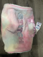Disney Stitch Medium Faux Fur Tie-Dye Backpac...