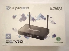 Superbox S5 PRO Smart Media Player - Streaming Device 6K WiFi 6   - BRAND NEW