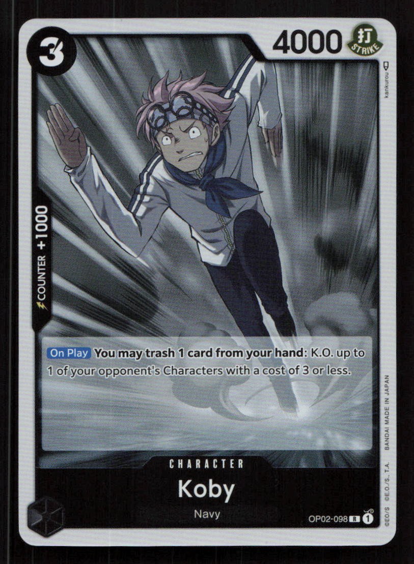 Koby OP02-098 R Foil Paramount War NM