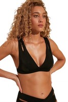 Damen Bikini Top Schwarz, Dreieckig, GrößE 40 Eu, Trendyol, Oberteil