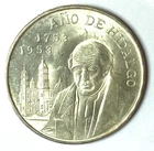 Photo of a 1953 Mexico 5 Pesos Silver from an eBay sale