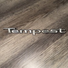 1967-1969 Pontiac Tempest Oem Gm 9787902 Fender Quarter Emblem Badge