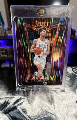 2024-25 Panini Select - Mezzanine Matas Buzelis #384 Purple Flash Prizm /249
