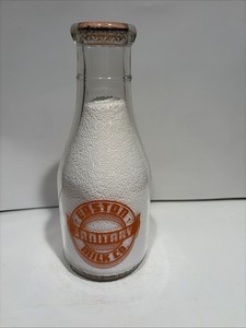 Easton Sanitary Dairy - One Quart Milk Bottle - Easton, PA