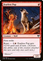 Fearless Pup 136/285 Kaldheim Common