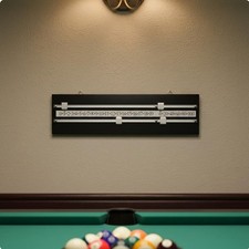 Billiard Scoreboard Manual Operation Wooden Slide Score Tracker Classic Design