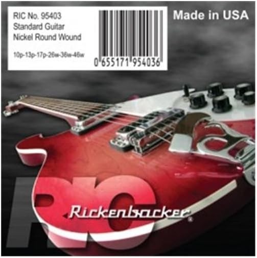 6-Струнные сжатые струны для электрогитары Rickenbacker с круглой обмоткой (10-46)