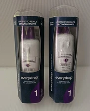 2 Whirlpool EveryDrop 1 Refrigerator Water Filters, NEW