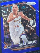 2025 Panini Prizm WNBA Diana Taurasi Blue Velocity Prizm #7 Phoenix Mercury