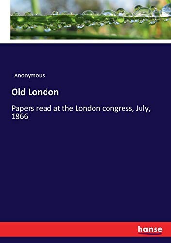 Old London.New 9783337233211 Fast Free Shipping<|