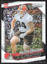 Mason Graham 2025 Panini Prizm White Disco #354 Cleveland Browns