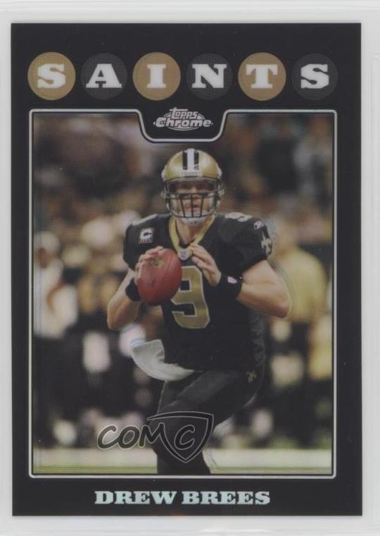 2008 Topps Chrome Refractor Drew Brees #TC1