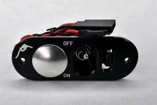 Alum BLACK RC Power Switch Fuel dot, Charge Port
