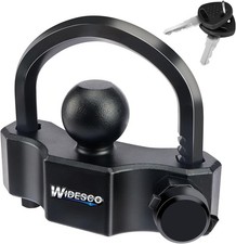 Universal Trailer Coupler Lock - Heavy Duty Anti-Theft Trailer Hitch Lock for 1-
