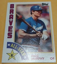 1984 Topps - All-Star Dale Murphy #391 Atlanta Braves Baseball Card